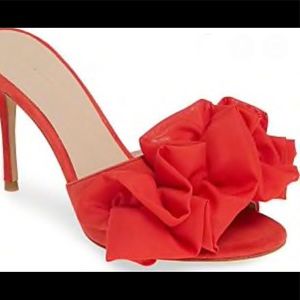 Limited Edition Something Navy Ruffle Dress Slide